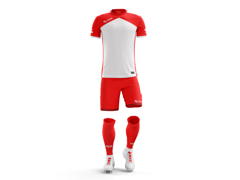 700WR Dynamic Trikot Weiss-Rot